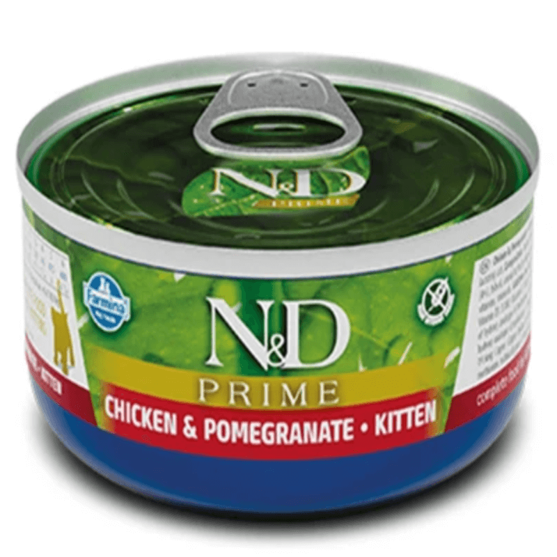 Фарміна кет волог N&D Grain Free PRIME CHICKEN KITTEN з куркою, гранатом фото 1