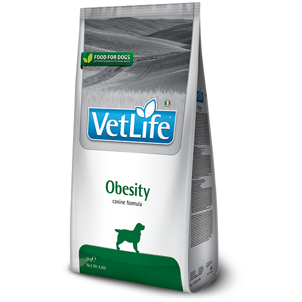 Фарміна дог сух Vet Life Obesity дієт. харчування, для зниження зайвої ваги фото 1