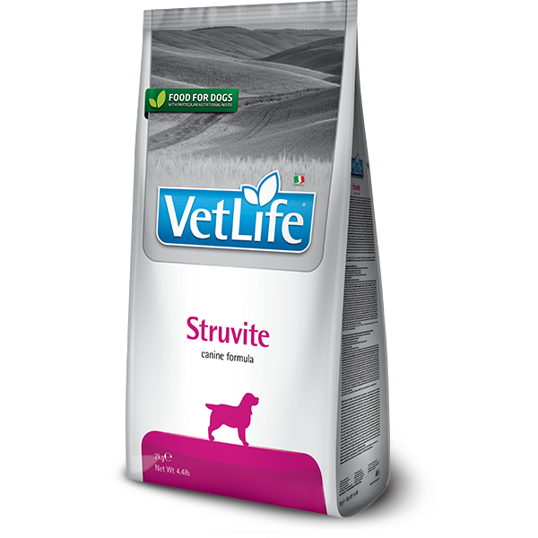 Фарміна дог сух Vet Life Struvite дієт. харчування, для розчинення струвітних уролітів фото 1