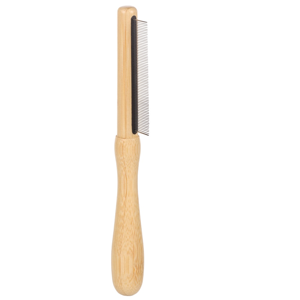 Flamingo 523065 Гребінець BAMBOO для вичісування бліх та гнид, зубів 69шт|21х3,5см фото 1
