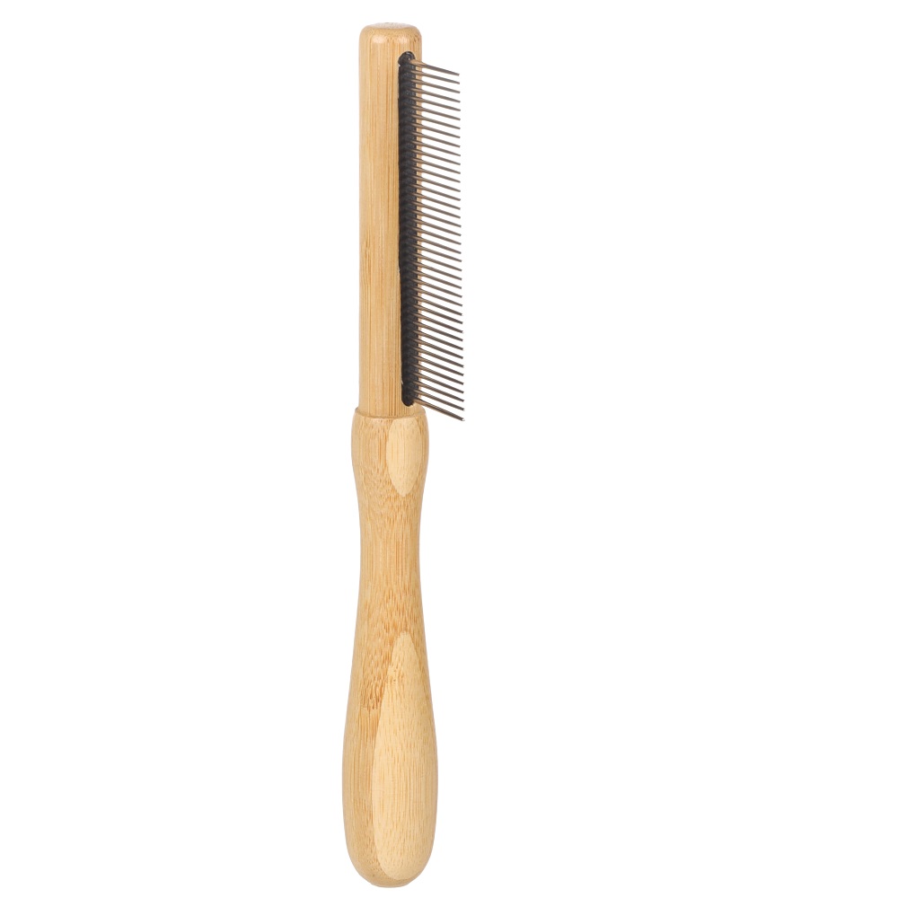 Flamingo 523067 Гребінець BAMBOO з середніми зубчиками для собак, зубів 24шт|21х3,9см фото 1