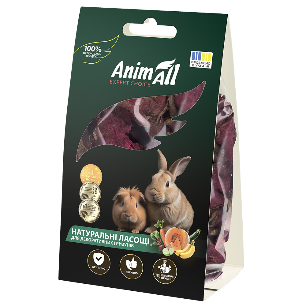 AnimAll Ласощі для гризунів Cушений буряк