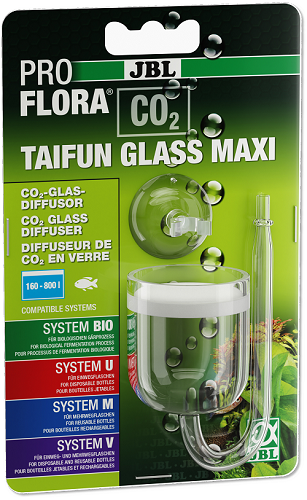 ДЖ ПроФлора Тайфун GLASS MAXI дифузор для СО2 акваріум 180-800літрів, 64694