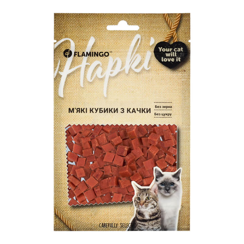 Flamingo М'які кубики з качки для котів фото 1