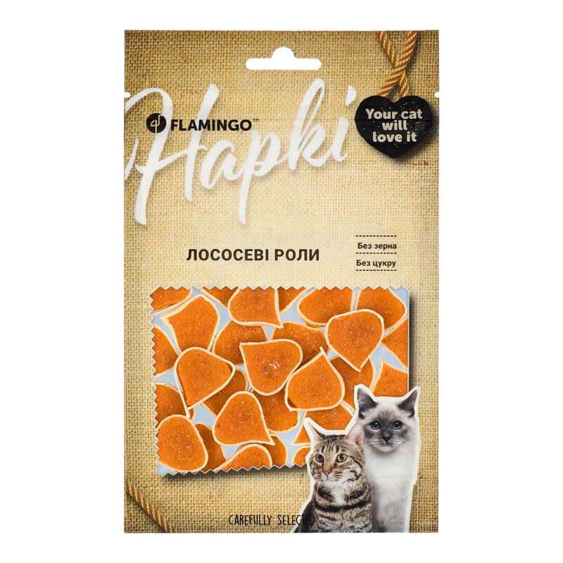 Flamingo Лососеві роли для котів фото 1