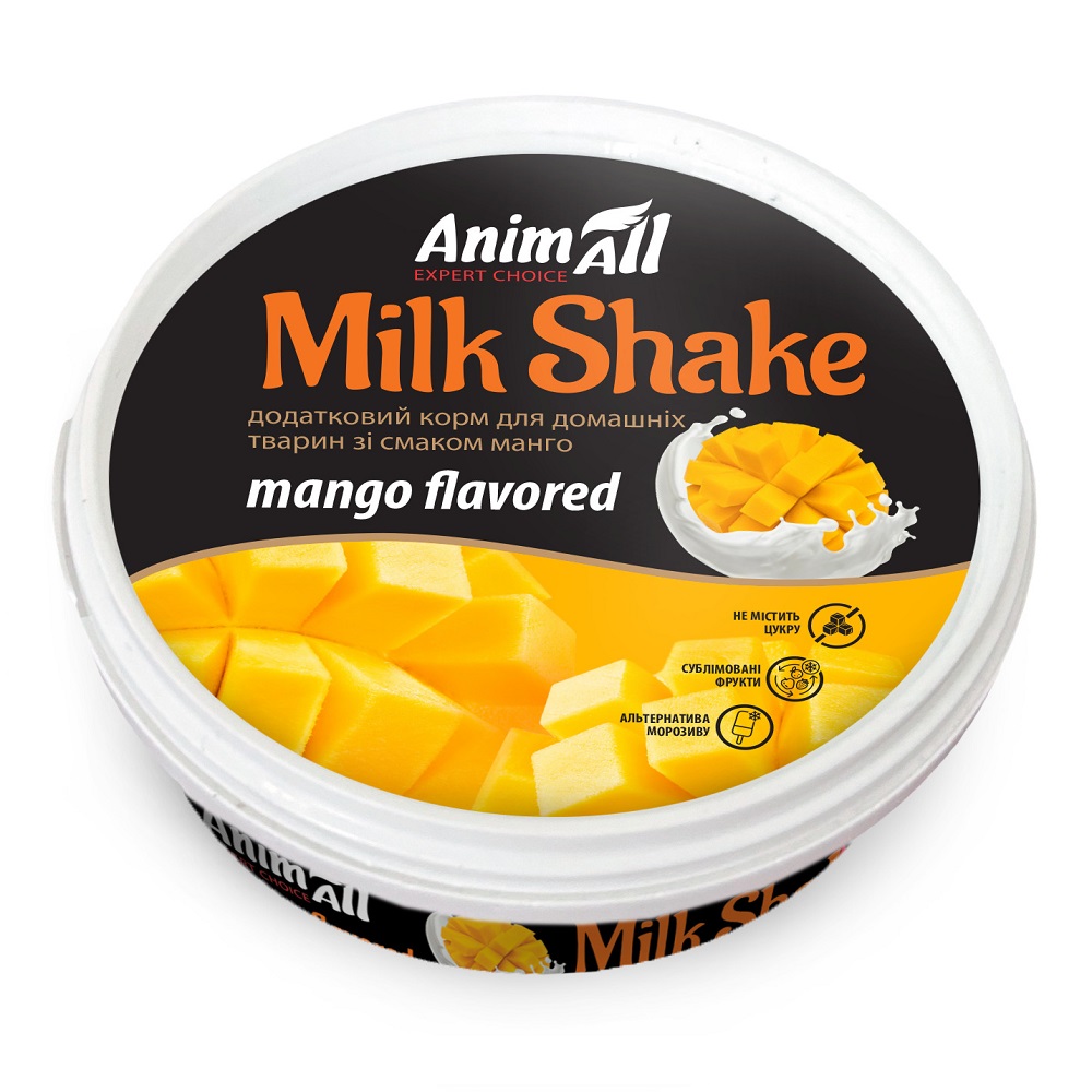 AnimAll MilkShake додатковий корм зі смаком манго