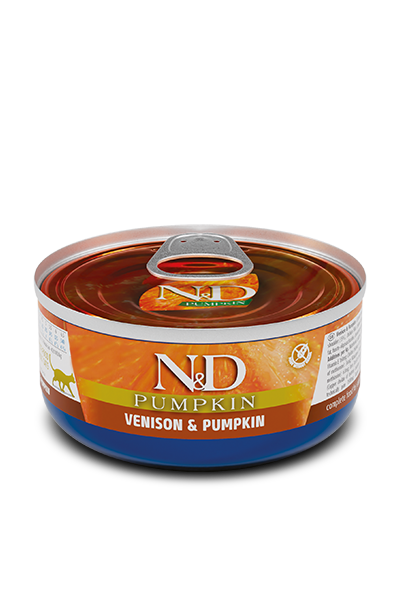 Фарміна кет волог N&D Grain Free PUMPKIN VENISON ADULT з гарбузом, олениною фото 1