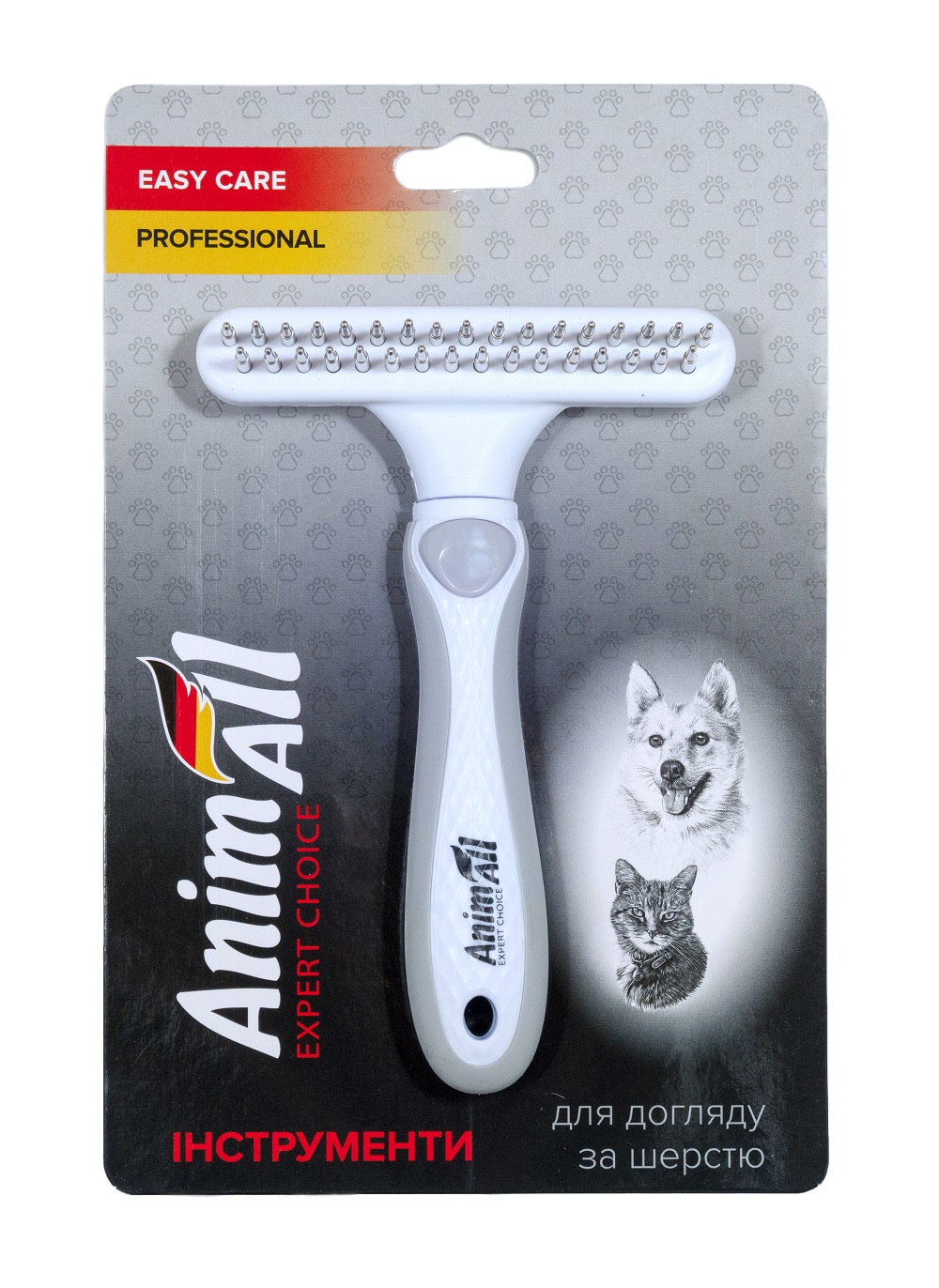 AnimAll Грум гребінець-граблі MG9613 Сіра